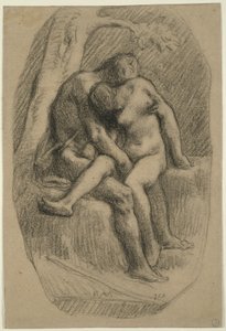 Milenci od Jean-Francois Millet