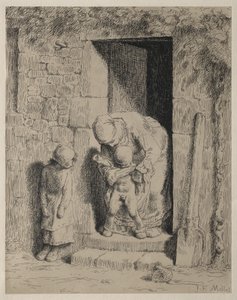 Mateřská opatrnost od Jean-Francois Millet