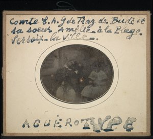 Portrét dvou dětí, hrabě Ernest Andre Gabriel de Traz de Budé a jeho sestra Amélie od Jean Gabriel Eynard