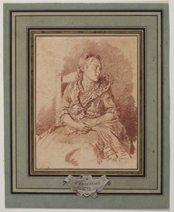 Mladá dívka sedící, 1785 od Jean Honore Fragonard