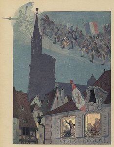Claude Joseph Rouget de Lisle zpívá svou skladbu La Marseillaise starostovi Štrasburku