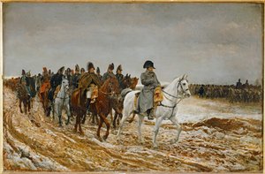 Campagne de France (malba na dřevě) od Jean-Louis Ernest Meissonier