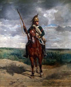 Drak na venkově, kolem roku 1876 (olej na plátně) od Jean Louis Ernest Meissonier