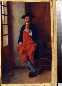 Kouření. Kouřit. Obraz Ernest Jean Louis Meissonier (1815-1891) od Jean Louis Ernest Meissonier