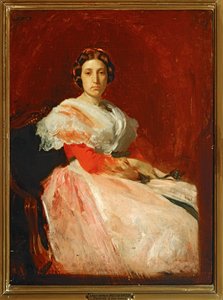 Portrét dámy (malba na plátně) od Jean-Louis Ernest Meissonier