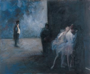 Zákulisí – Symfonie v modrém od Jean-Louis Forain