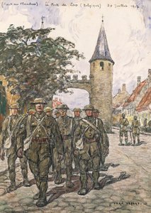 Flandernfront, Tor von Loo (Belgien), 30. Juli 1917 von Jean-Louis Lefort