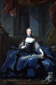 Portrét Marie Adelaide (1759-1802), dcera Ludvíka XV. (olej na plátně) od Jean Marc Nattier