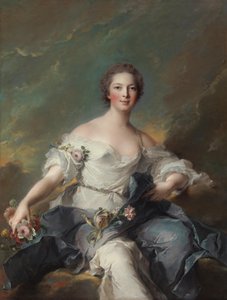Markýza de Baglion jako Flóra od Jean-Marc Nattier