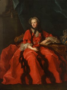 Portrét královny Marie Leszczyńské od Jean-Marc Nattier