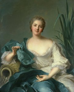 Portrét paní Marie-Henriette Bertolo de Pleneuf. od Jean-Marc Nattier