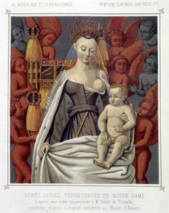 Agnes Sorel (1422-1450) (Lady of Beaute sur Marne) (Beaute-sur-Marne) zastoupená v Notre Dame