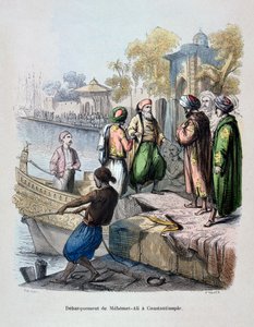 Mahomet Ali příjezd do Konstantinopole, c1847. od Jean Adolphe Beauce