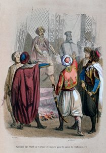 Přísaha velitelů armády zemřít za Mehmeta Aliho, Egypt, 1805 1847 od Jean Adolphe Beauce