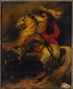 Francouzsky: Jezdecký portrét Josiase, hraběte z Rantzau (1609-1650), maršála Francie od Jean Alaux