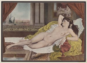 Na gauči (barva lito) od Jean Alexandre Coraboeuf