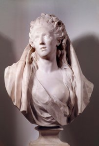 Busta Sophie Arnould (1740-1802) zpěvačka zastoupená v roli Iphigenie Sculpture Jean Antoine Houdon (1741-1828) 1775 Paříž, Musee du Louvre od Jean Antoine Houdon