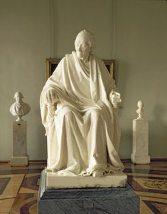 Francois Marie Arouet Voltaire (1694-1778) 1781 (mramor)