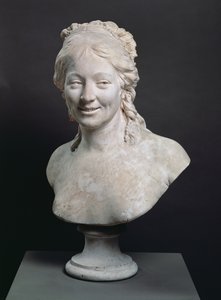 Portrétní busta Madame Houdon, manželky umělce, 1786 (sádra)