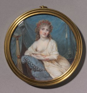 Portrét ženy ležící na pohovce, c. 1804.