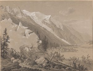 Pohled na Mont Blanc