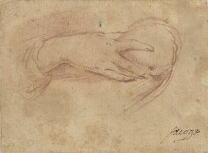 Ruka na hrudi od Jean Antoine Watteau (rejected attribution)