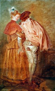 Odjezd do Kythiry od Jean Antoine Watteau