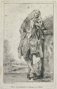 Módní postavy: Acconde Standing Man od Jean Antoine Watteau