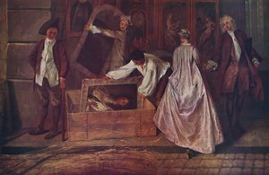 Fragment znamení Gersainta, 1720-1721, 1937 od Jean Antoine Watteau
