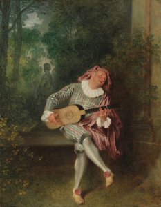 Mezzetin, ca. 1718-20. od Jean Antoine Watteau