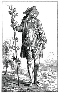 Selský kostým, 1885 od Jean Antoine Watteau