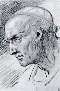 Studie hlavy, 1913. od Jean Antoine Watteau