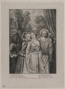 Šaty jsou italské, 1715-1716. od Jean Antoine Watteau