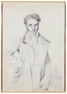 André-Benoît Barreau, známý jako Taurel, 1819 od Jean Auguste Dominique Ingres