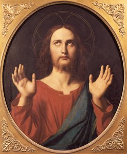 Kristus, Jean Auguste Dominique Ingres (1780-1867), olej na plátně, 80x66 cm. od Jean Auguste Dominique Ingres