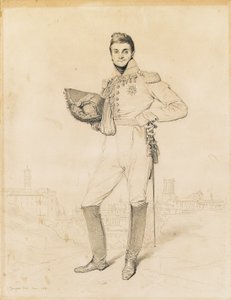 Generál Louis-Etienne Dulong de Rosnay, 1818 od Jean Auguste Dominique Ingres