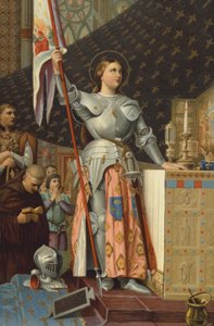 Johanka z Arku při korunovaci Karla VII., 1429 od Jean Auguste Dominique Ingres