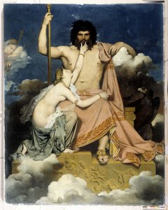 Jupiter a Thetis od Jean Auguste Dominique Ingres