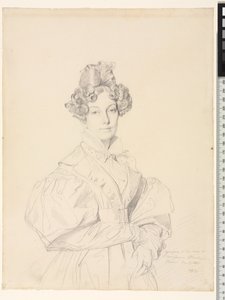Madame Désiré Raoul-Rochette, 1830 od Jean Auguste Dominique Ingres