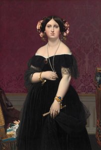 paní Moitessier od Jean Auguste Dominique Ingres