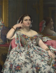 Paní Moitessierová od Jean Auguste Dominique Ingres