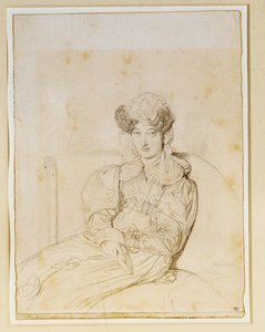 Marie Marcotte de Sainte Marie, švagrová Marcotte... od Jean Auguste Dominique Ingres