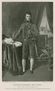 Napoleon Bonaparte, první konzul od Jean Auguste Dominique Ingres
