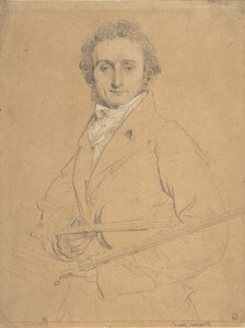 Niccolò Paganini 1784-1840, ca. 1830. od Jean Auguste Dominique Ingres