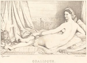 Odaliska od Jean Auguste Dominique Ingres