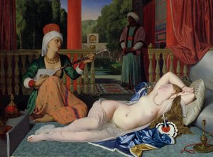 Odaliska s otrokem od Jean Auguste Dominique Ingres