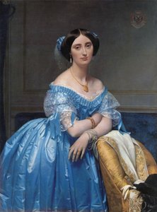 Portrét prince Alberta de Broglie od Jean Auguste Dominique Ingres