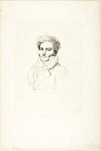 Portrét muže od Jean Auguste Dominique Ingres
