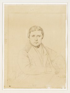 Autoportrét umělce ... od Jean Auguste Dominique Ingres