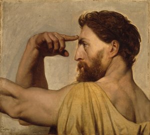 Studie pro Phidias v apoteóze Homera, 1827